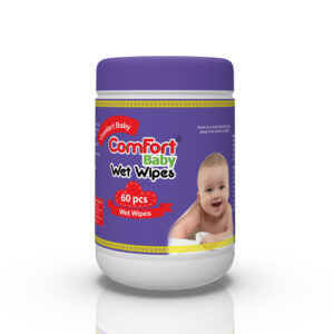 COMFORT Wet Wipes Canister – 60 pcs